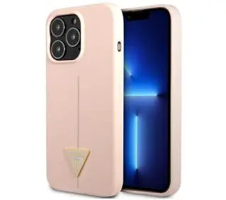 Guess Silicone Triangle GUHCP13XSLTGP do iPhone 13 Pro Max