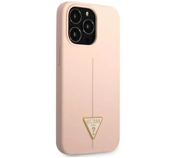 Guess Silicone Triangle GUHCP13XSLTGP do iPhone 13 Pro Max