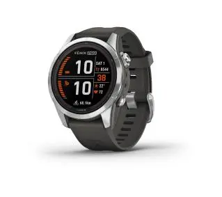 Garmin fenix 7S Pro Solar 42mm GPS Grafitowy - ⚡ BESTSELLERY ⚡ - Kup na Raty - RRSO 0%