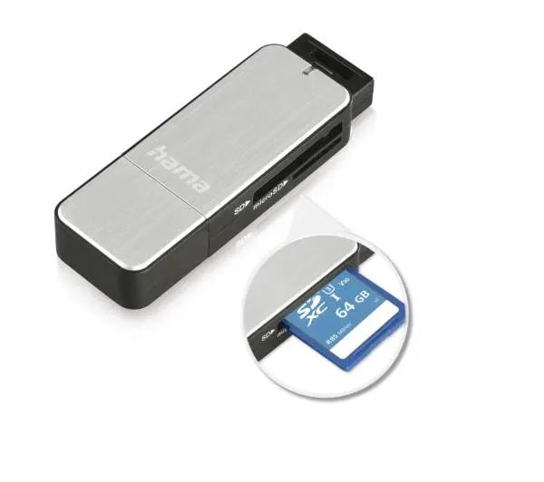 Hama SD/microSD USB 3.0  Czarny