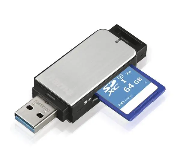 Hama SD/microSD USB 3.0  Czarny