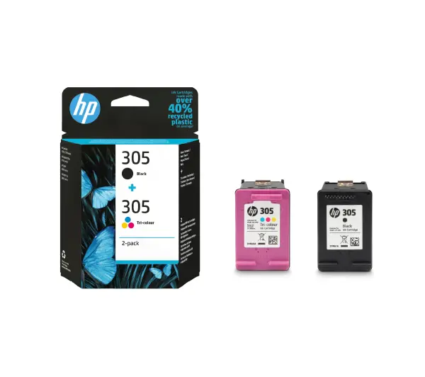 HP 6ZD17AE nr 305 Czarny + Kolor 4 ml