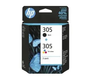 HP 6ZD17AE nr 305 Czarny + Kolor 4 ml