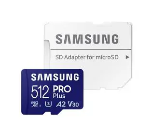 Samsung PRO Plus microSDXC 512GB U3 A2 V30
