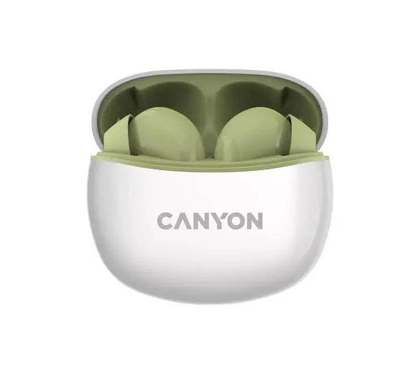 Canyon TWS-5 Dokanałowe Bluetooth 5.2 Zielony