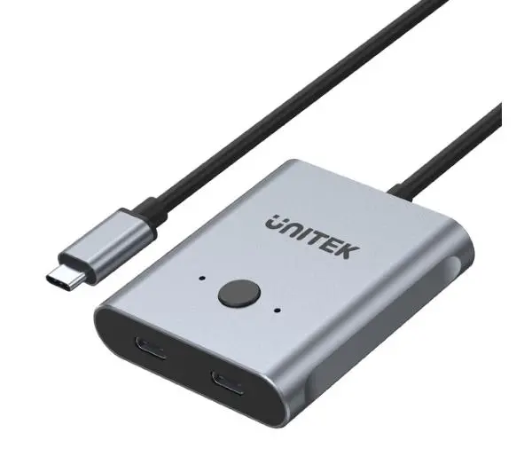 Unitek Dwukierunkowy USB-C 4K D1078A Szary