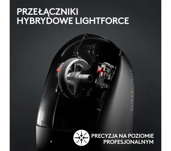 Logitech G Pro X Superlight 2 Czarny - Kup na Raty - RRSO 0%