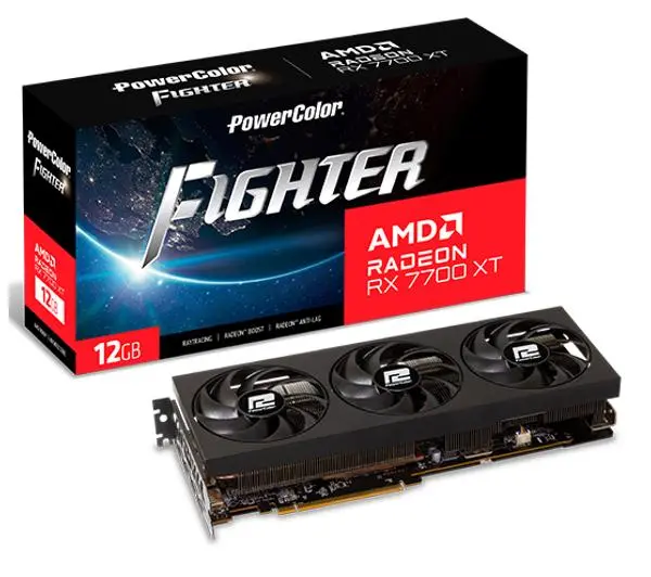 PowerColor Fighter Radeon RX 7700 XT 12GB GDDR6 192bit FSR