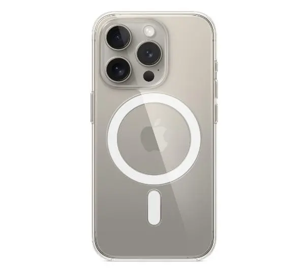 Apple z MagSafe do iPhone 15 Pro Przeźroczysty