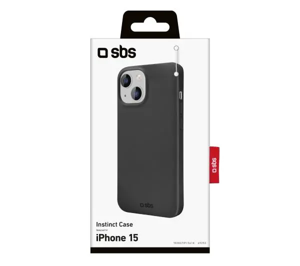 SBS Instinct do iPhone 15 Czarny - ⚡ BESTSELLERY ⚡