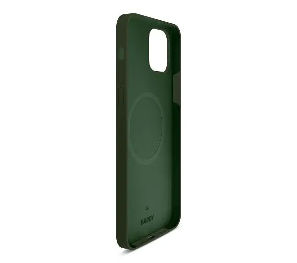 3mk Hardy Silicone Mag Case do iPhone 15 Plus Alpine Green