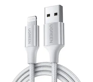 UGREEN Lightning do USB 2,4A US199 2m Srebrny