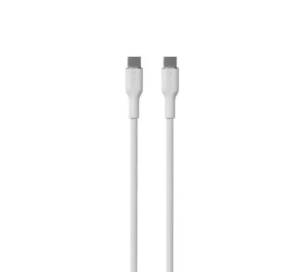 Puro ICON Soft PUUSBCUSBCICONWHI USB-C do USB-C do 1,5m do Biały
