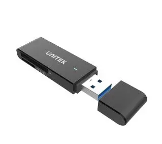 Unitek SD I MicroSD USB-A 5 Gbps Czarny