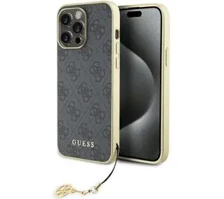 Guess 4G Charms Collection GUHCP15XGF4GGR do iPhone 15 Pro Max Szary