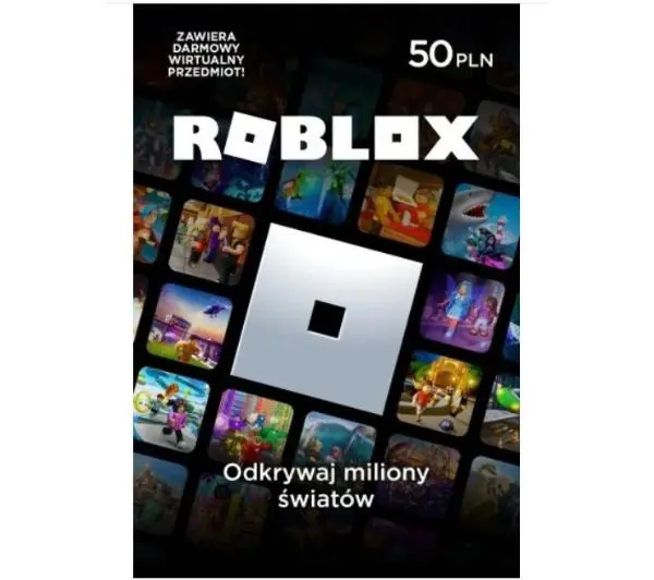 Doładowanie Roblox 50zł [Bon Agencyjny] Obecnie dostępne tylko w sklepach stacjonarnych RTV EURO AGD