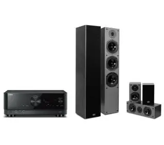 Yamaha MusicCast RX-V4A Czarny, Prism Audio Falcon HT500 Czarny - Kup na Raty - RRSO 0%