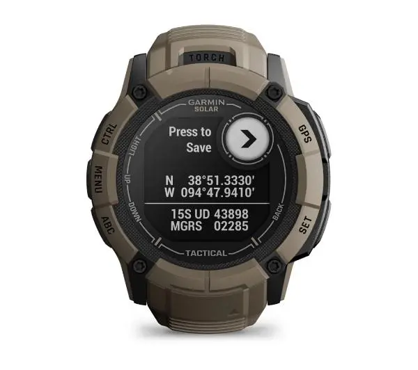 Garmin Instinct 2X Solar Tactical 50mm GPS Brązowy - Kup na Raty - RRSO 0%