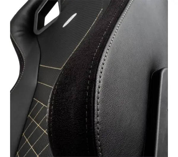 Noblechairs EPIC Black Gold Gamingowy do 120kg Skóra ECO Czarno-złoty - Kup na Raty - RRSO 0%