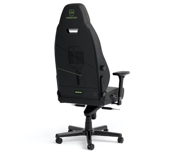 Noblechairs LEGEND Shure Edition Gamingowy do 150kg Skóra ECO High Tech Szaro-czarny - Kup na Raty - RRSO 0%