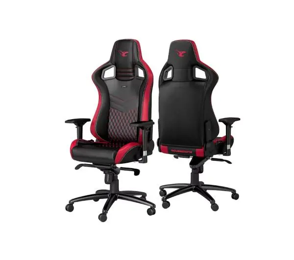 Noblechairs EPIC MouseSport Edition Gamingowy do 120kg  Skóra ECO Czarno-czerwony - Kup na Raty - RRSO 0%