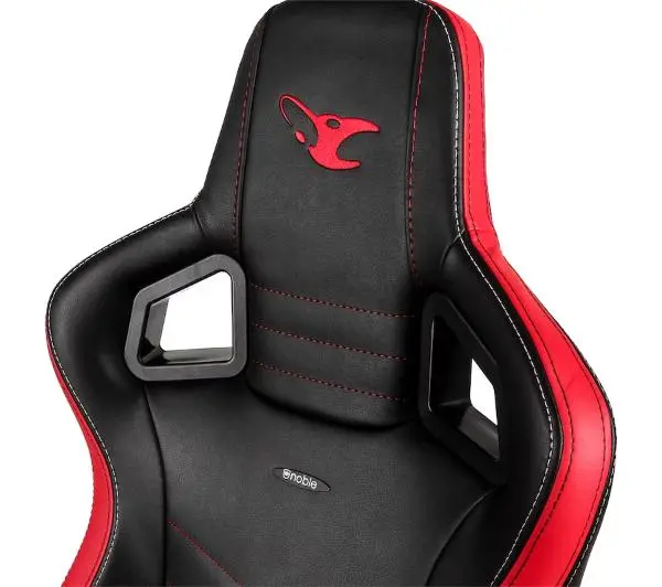 Noblechairs EPIC MouseSport Edition Gamingowy do 120kg  Skóra ECO Czarno-czerwony - Kup na Raty - RRSO 0%