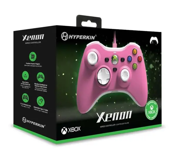 Hyperkin Xenon do Xbox, PC Przewodowy Różowy