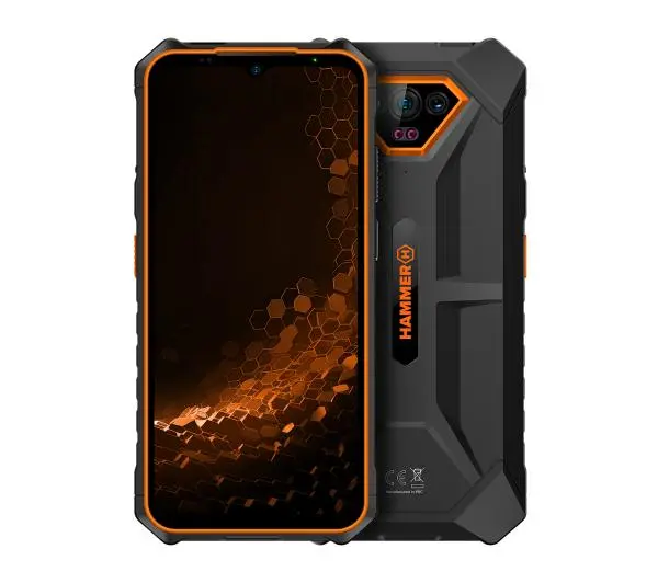 myPhone HAMMER Iron V 6/64GB 6,5" 50 Mpix Czarno-pomarańczowy