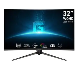 MSI G32CQ5P 32" 2K VA 170Hz 1ms Zakrzywiony Gamingowy - Kup na Raty - RRSO 0%