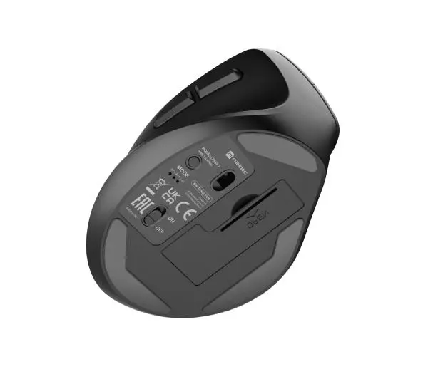 Natec Crake 2 Dla leworęcznych Czarny