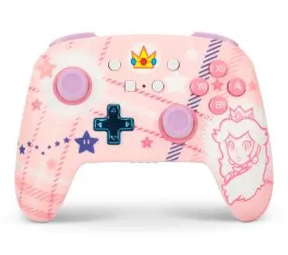 PowerA Enhanced Princess Peach Plaid do Nintendo Switch Bezprzewodowy