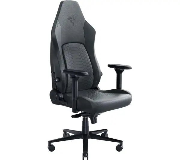 Razer Iskur V2 Fabric Gamingowy do 136kg Tkanina Ciemnoszary