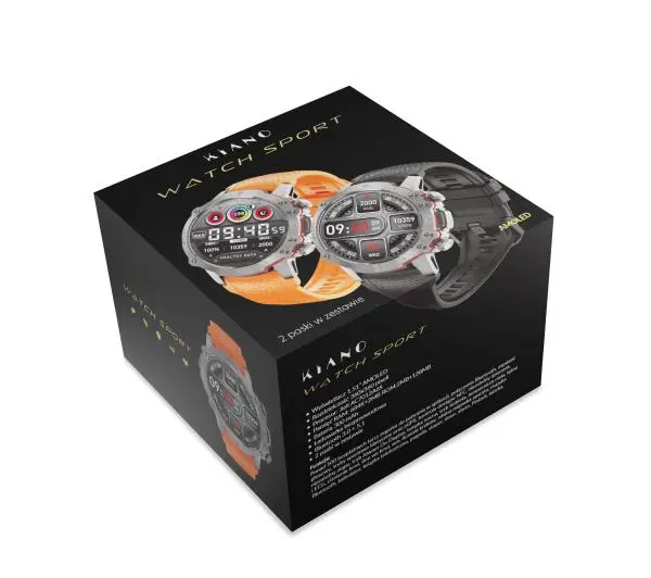 Kiano Watch Sport Czarny