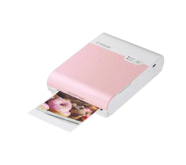 Canon Selphy Square QX10 różowy + papier XS-20L 20szt - Kup na Raty - RRSO 0%