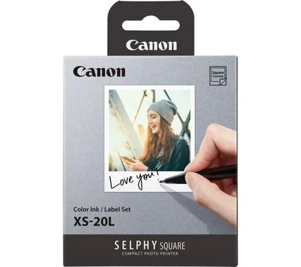 Canon Selphy Square QX10 różowy + papier XS-20L 20szt - Kup na Raty - RRSO 0%