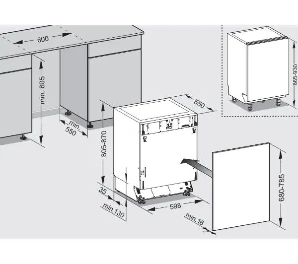 Miele G7380SCVI 59,8cm Automatyczne otwieranie drzwi Szuflada na sztućce - TRZECI -55%, ALBO 5-TY ZA 1ZŁ - Kup na Raty - RRSO 0%