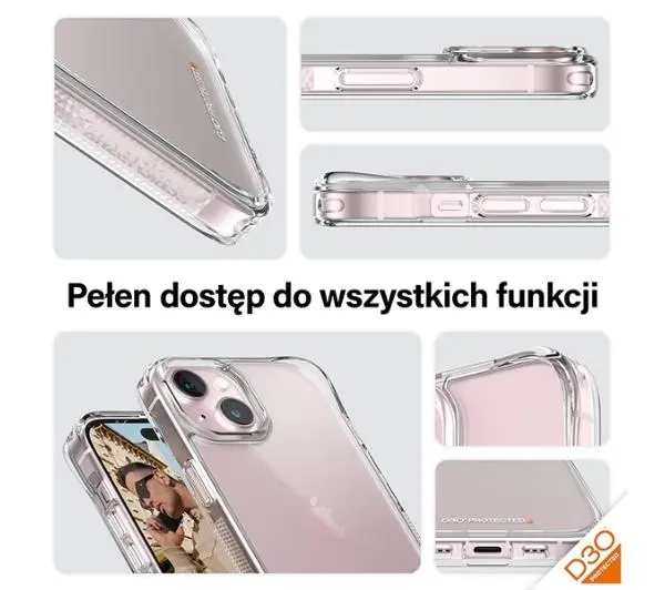 PanzerGlass HardCase do iPhone 15 Przezroczysty