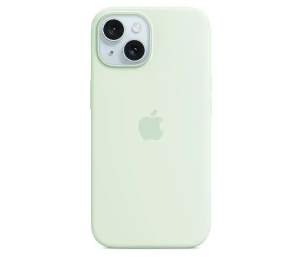 Apple Silicone Case do iPhone 15 Plus Pastelowa mięta