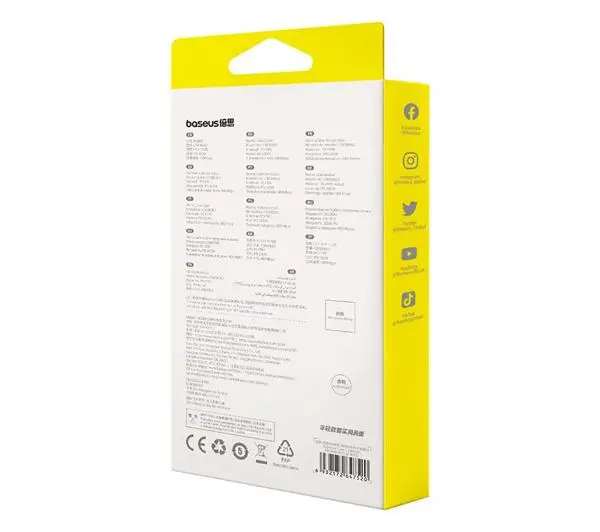 Baseus USB-C do USB-C Free2Draw PD 100W 1m Biały