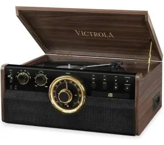 Victrola VTA-270B-ESP-INT Półautomatyczny Napęd paskowy Bluetooth Brązowy - Kup na Raty - RRSO 0%