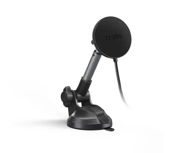 SBS Wireless Car Holder 15W Czarny