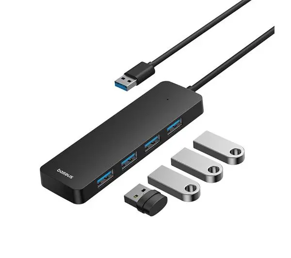 Фото - Кардридер / USB-хаб BASEUS UltraJoy Lite 4w1 B0005280B111-02 Czarny 