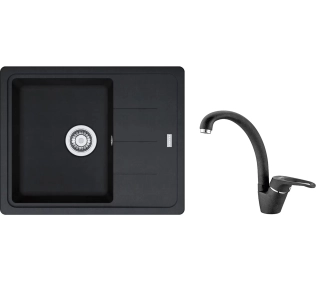 Franke BFG 611-62 Fragranit Onyx + bateria Vega Fragranit Onyx - Kup na Raty - RRSO 0%