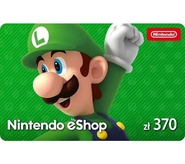 Doładowanie Nintendo eShop 370zł [Bon Agencyjny] Obecnie dostępne tylko w sklepach stacjonarnych RTV EURO AGD