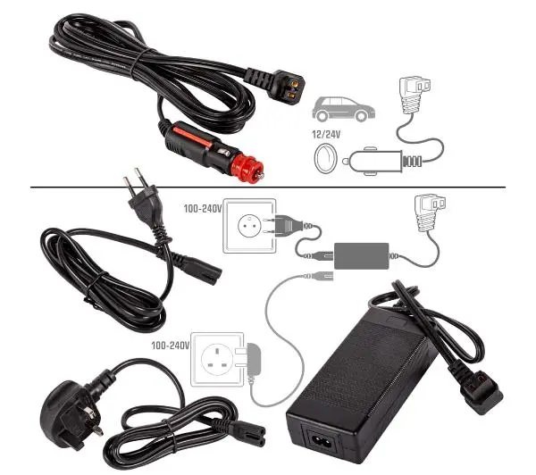 Yolco GCX47 47l Gniazdo akumulatora Funkcja antyskroplinowa Aplikacja Bluetooth Zielony - Kup na Raty - RRSO 0%