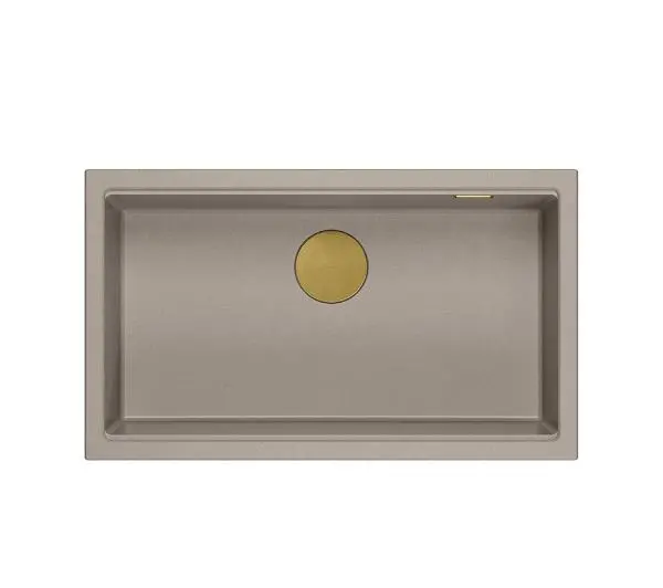 Quadron LOGAN 110 HQD7644U4_PVDG1_I Granitowy Soft taupe/Złoty - TRZECI -55%, ALBO 5-TY ZA 1ZŁ - Kup na Raty - RRSO 0%