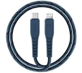 Energea Nyloflex USB-C do Lightning C94 MFI 1,5m Niebieski
