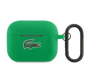 Lacoste LCAP2SLON Cover Silicone Croc Logo do AirPods Pro 2 (2022/2023) Zielony