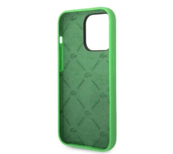 Lacoste Silicone do iPhone 14 Pro Max Zielony