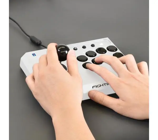Hori SPF-038U Fighting Stick Mini do PC PS5 PS4 Przewodowy Biały